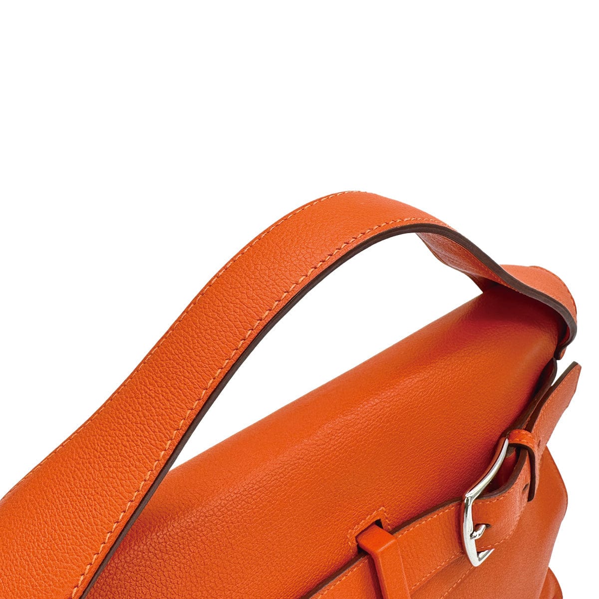 Luxury Promise Japan HERMES ETRIBELT ORANGE EVER GRAIN HAND BAG □Q PALLADIUM HARDWARE 90310132