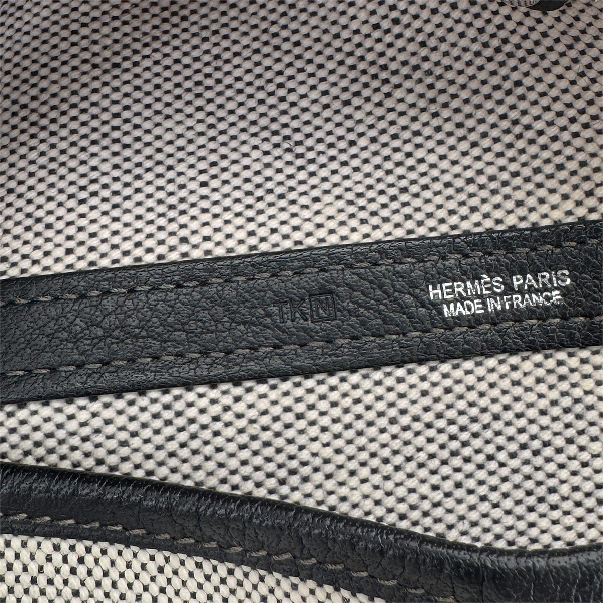 Luxury Promise Japan HERMES GARDEN PARTY 36 PM ECRU BLACK TOILE H BUFFLE SKIPPER TOTE BAG SQUARE N 90310338