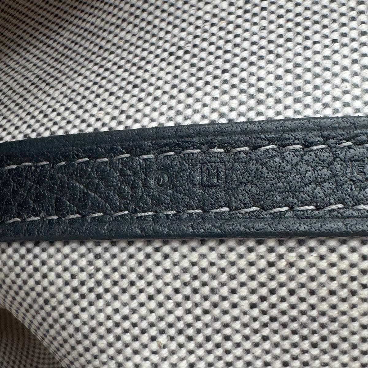 Luxury Promise Japan HERMES GARDEN PARTY 36 PM ECRU BLACK TOILE H TOTE BAG 2004 SQUARE H 90311822