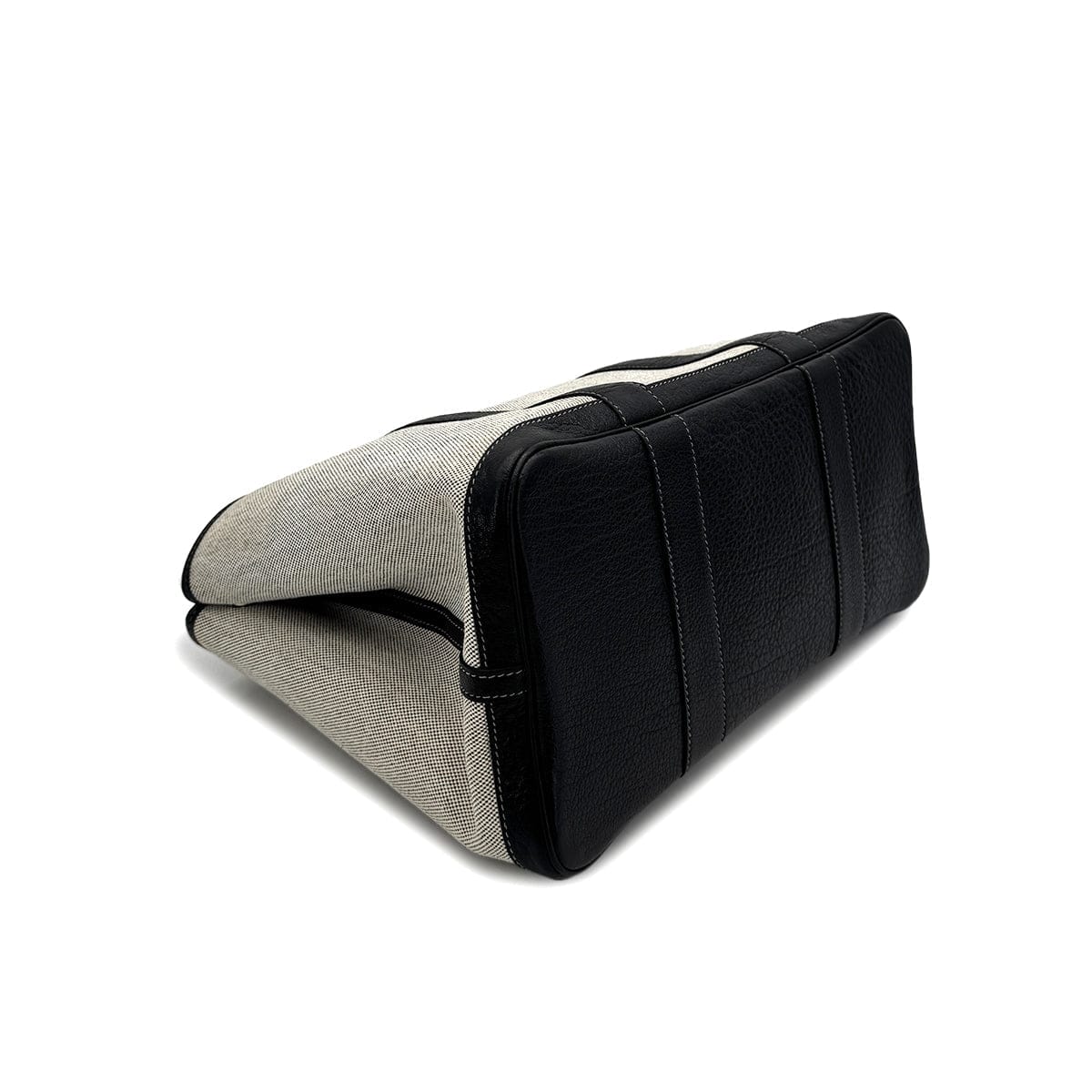 Luxury Promise Japan HERMES GARDEN PARTY 36 PM ECRU BLACK TOILE H TOTE BAG 2004 SQUARE H 90311822