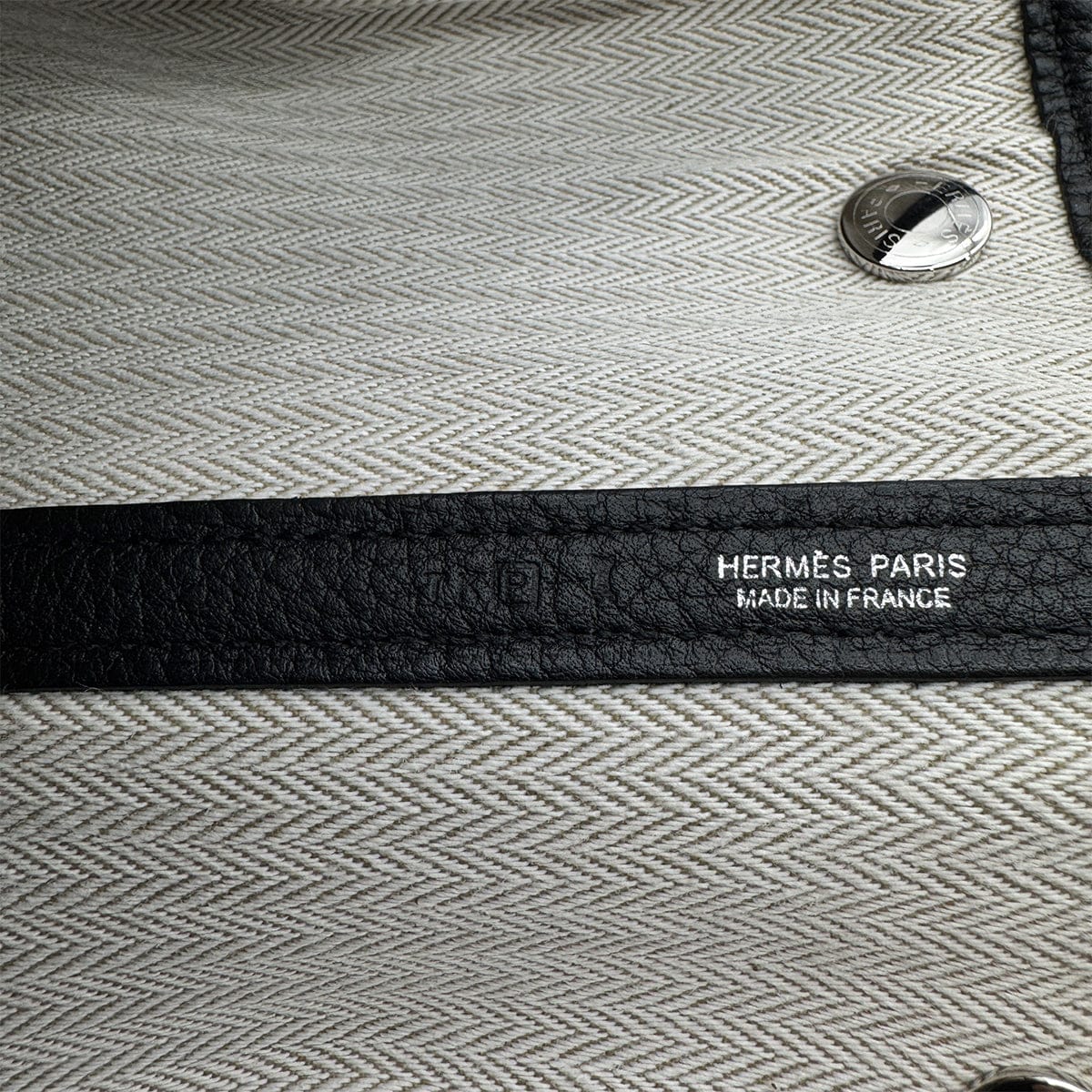 Luxury Promise Japan HERMES GARDEN PARTY PM BLACK VEAU NEGONDA TOTE BAG □P 90277077