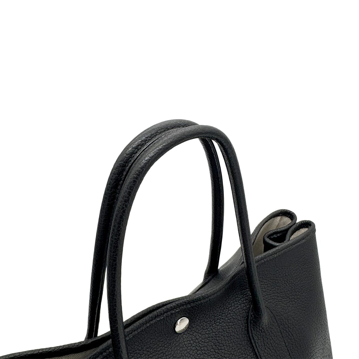 Luxury Promise Japan HERMES GARDEN PARTY PM BLACK VEAU NEGONDA TOTE BAG □P 90277077