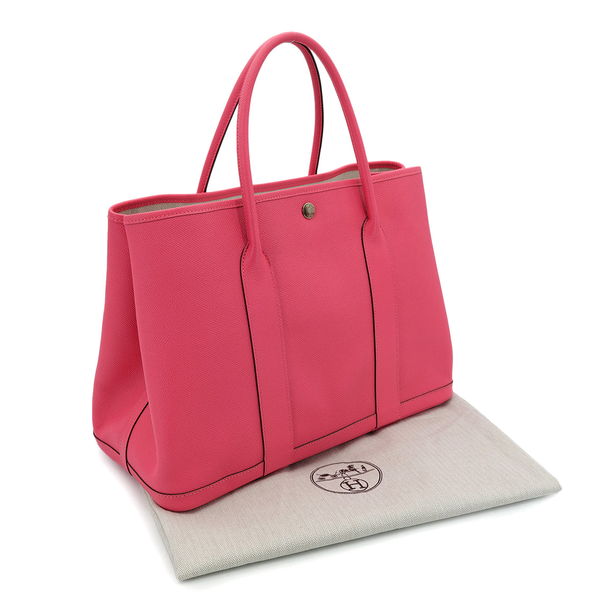 Luxury Promise Japan HERMES GARDEN PARTY PM ROSE AZALEE EPSOM TOTE BAG A 90303068
