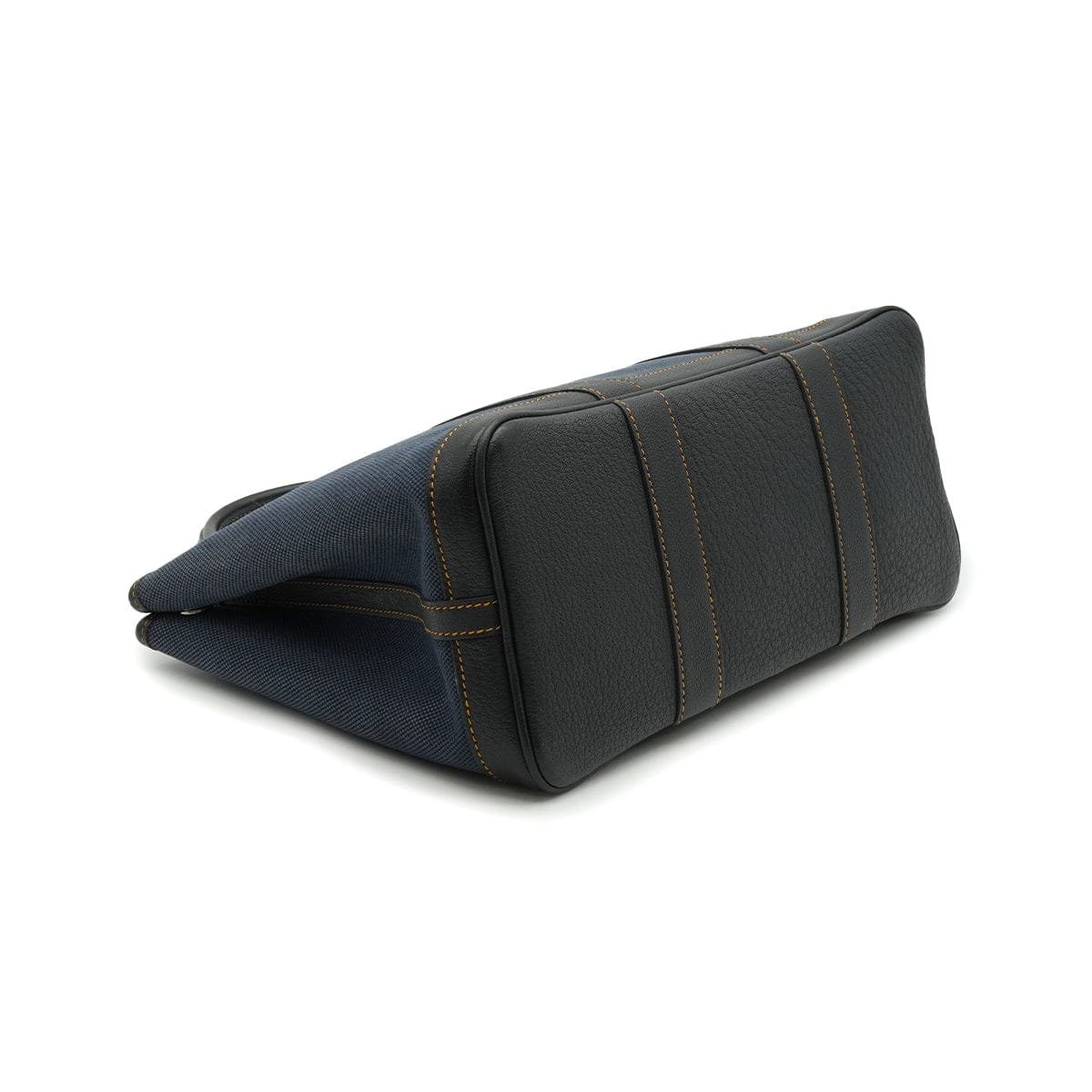 Luxury Promise Japan HERMES GARDEN PARTY TPM BLACK DENIM FONC BUFFLE SKIPPER TOILE H HAND BAG 2012 SQUARE P 90335887