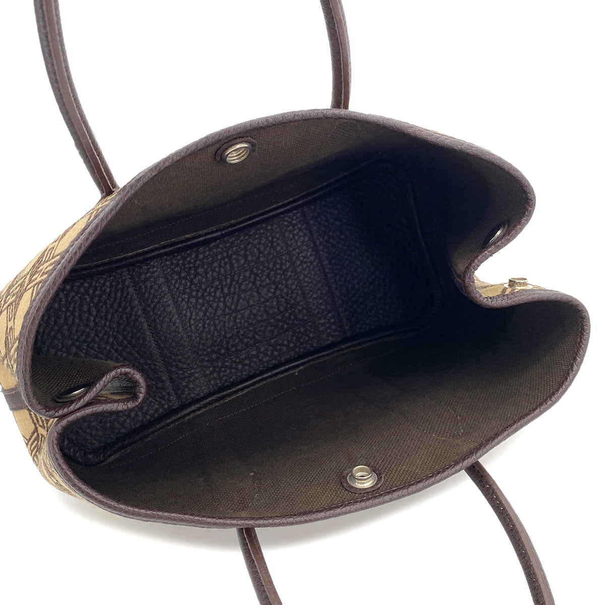 Luxury Promise Japan HERMES GARDEN PARTY TPM BROWN TOILE SO H TOTE BAG □K 90252964