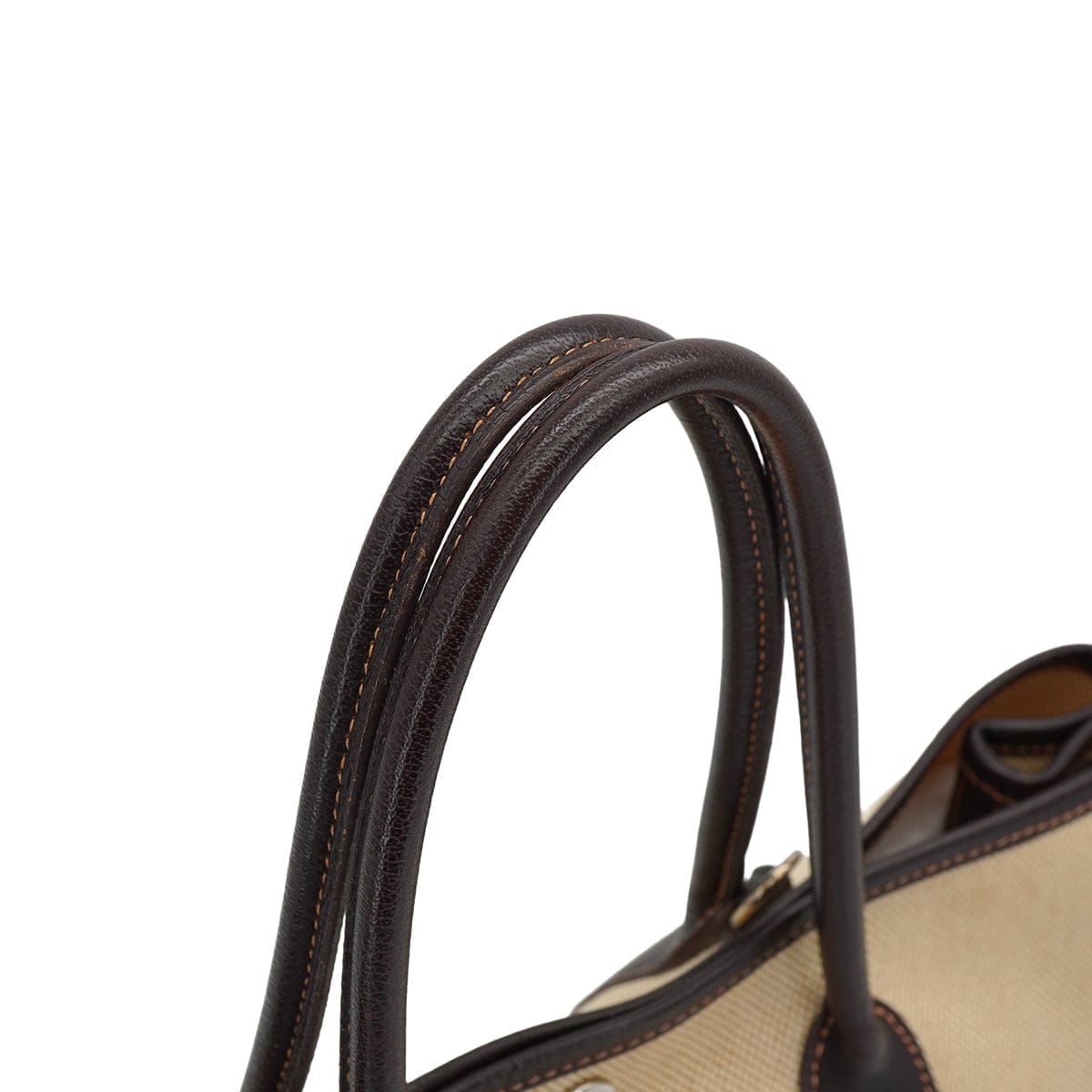 Luxury Promise Japan HERMES GARDEN PARTY TPM MARRON TOILE H HAND SHOULDER BAG 2005 SQUARE I 90334297