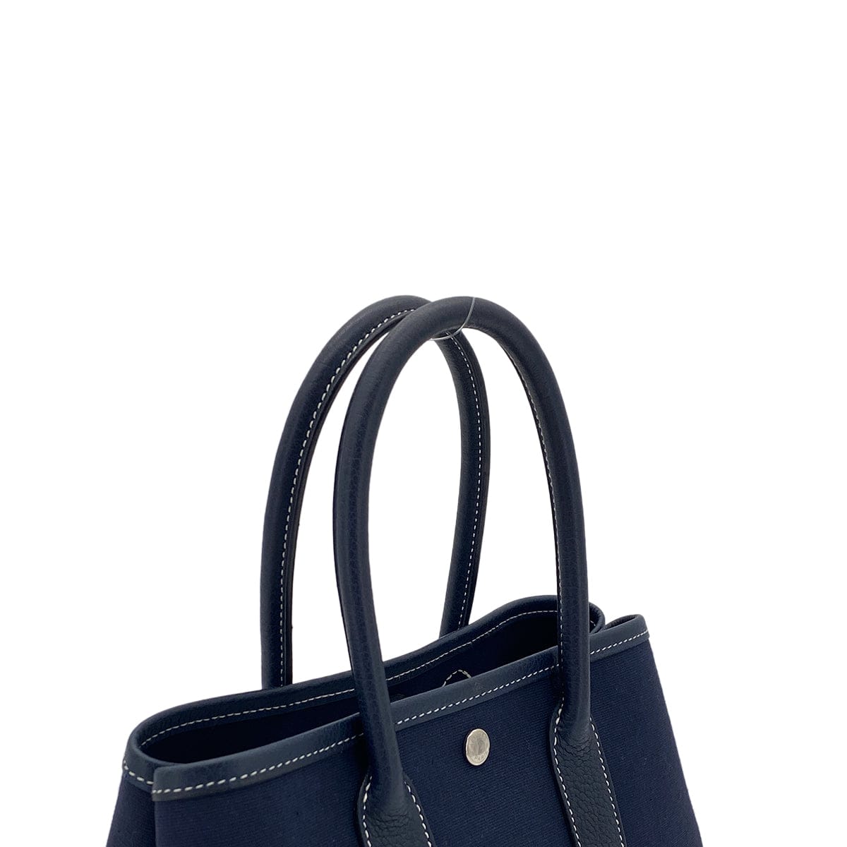 Luxury Promise Japan HERMES GARDEN PARTY TTPM BLUE MARINE TOILE OFFICIER NEGONDA HAND BAG □I 90301094