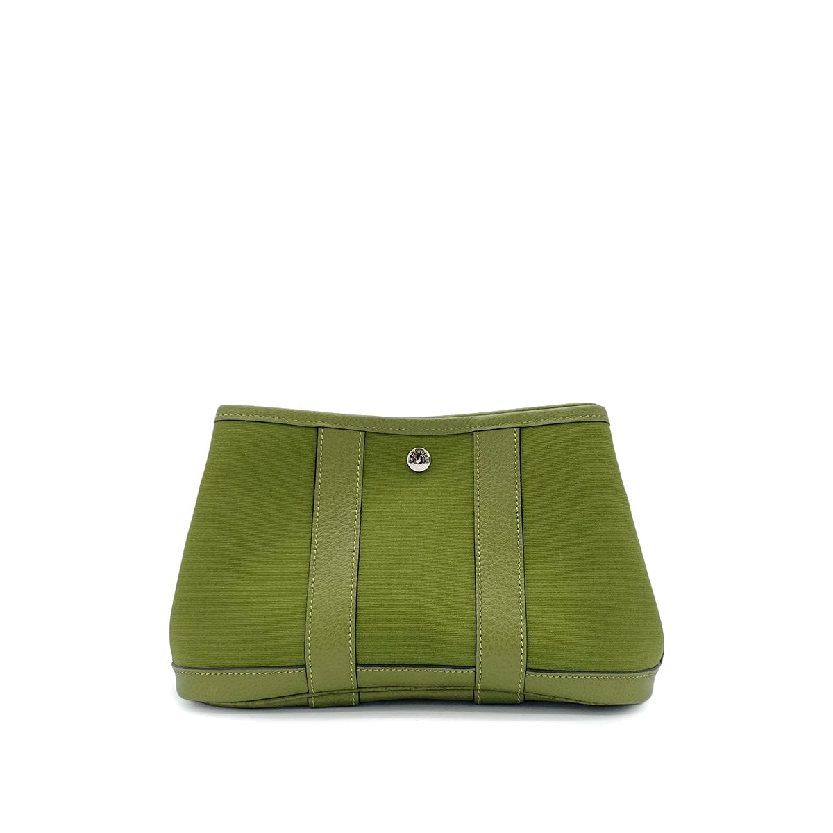 Luxury Promise Japan HERMES GARDEN PARTY TTPM VERT ANIS TOILE OFFICIER PORCH □J 90280291