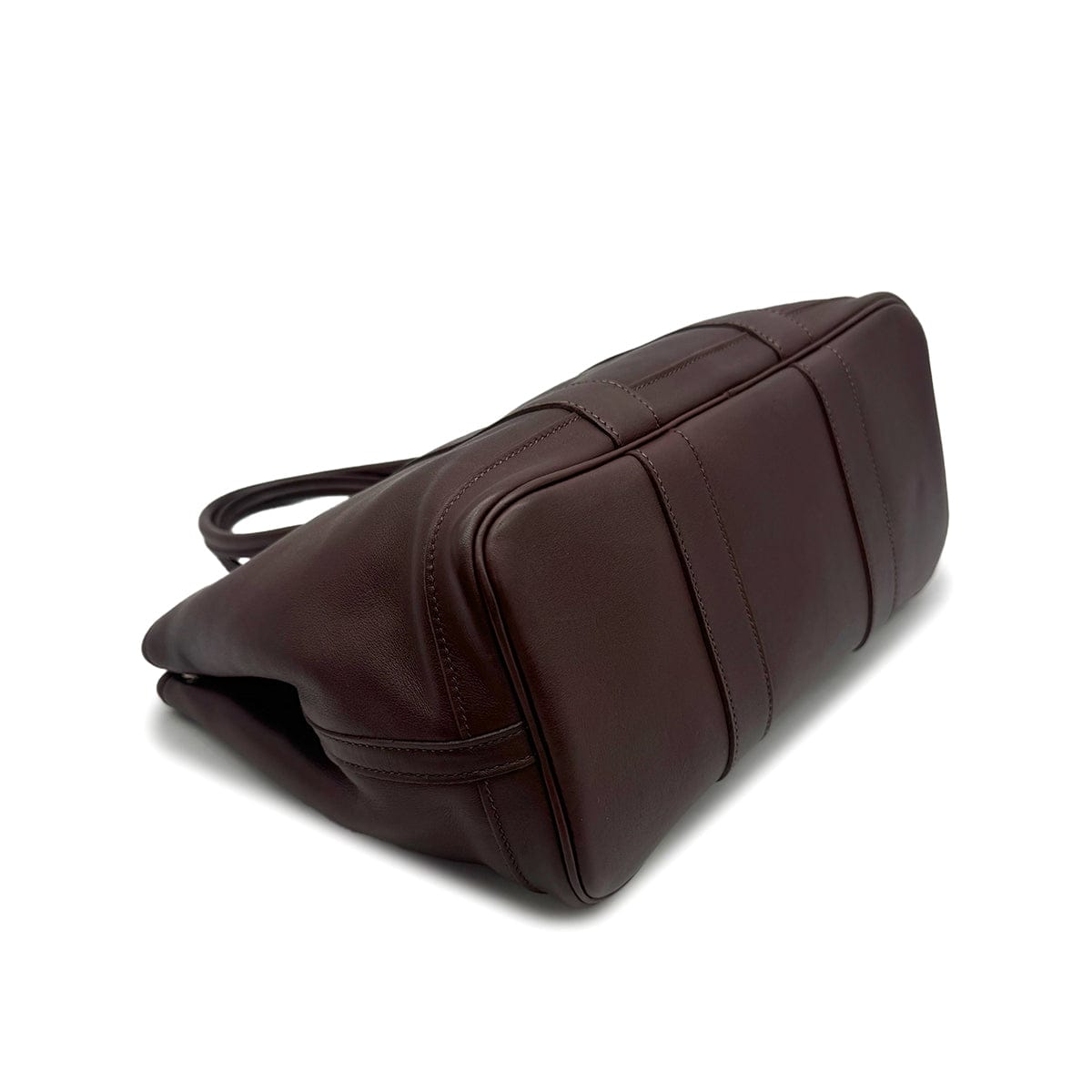 Luxury Promise Japan HERMES GARDEN PARTY TWILLY TPM HAVANE VEAU GULLIVER HAND BAG 2005 SQUARE I 90318616