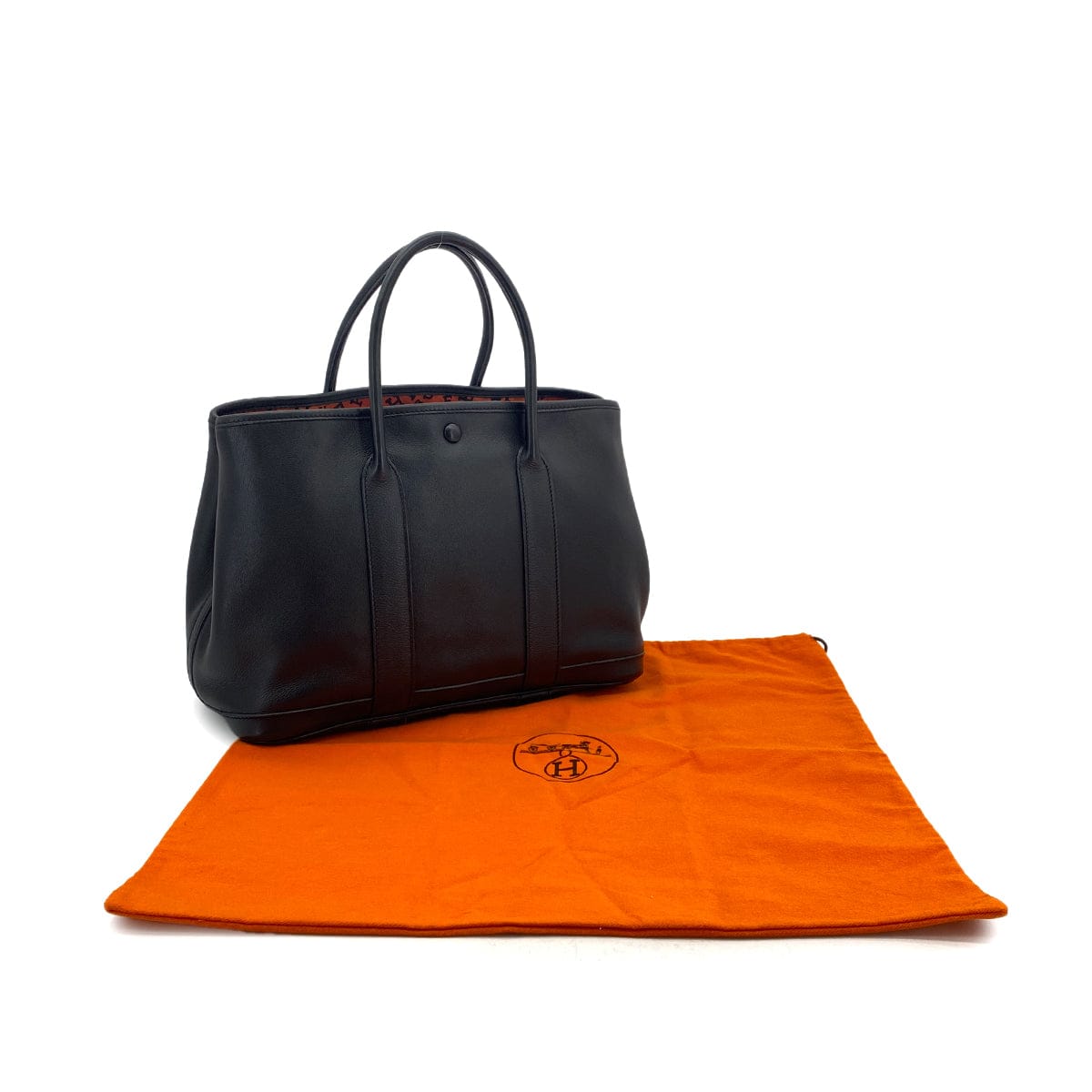 Luxury Promise Japan HERMES GARDEN TWILLY TPM BLACK SWIFT HAND BAG □I 90301087