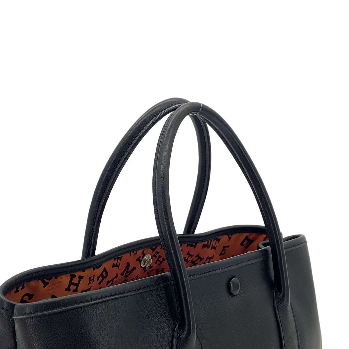 Luxury Promise Japan HERMES GARDEN TWILLY TPM BLACK SWIFT HAND BAG □I 90301087