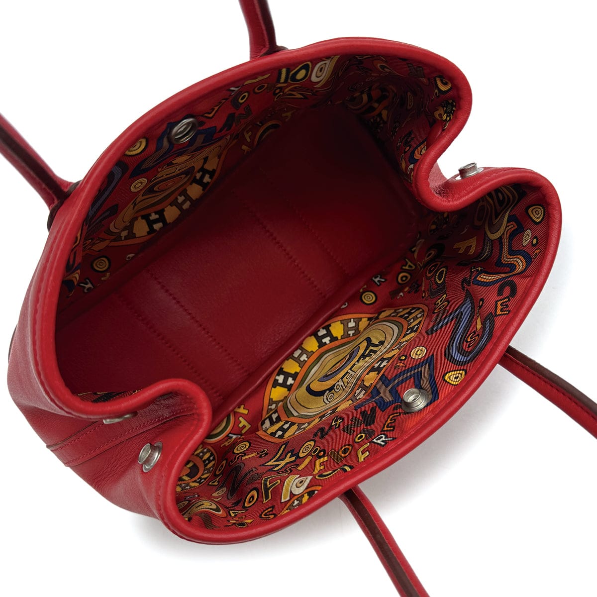 Luxury Promise Japan HERMES GARDEN TWILLY TTPM VERMILION SWIFT HAND BAG 2006 SQUARE J 90315018