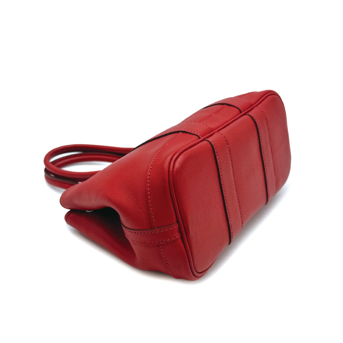 Luxury Promise Japan HERMES GARDEN TWILLY TTPM VERMILION SWIFT HAND BAG 2006 SQUARE J 90315018
