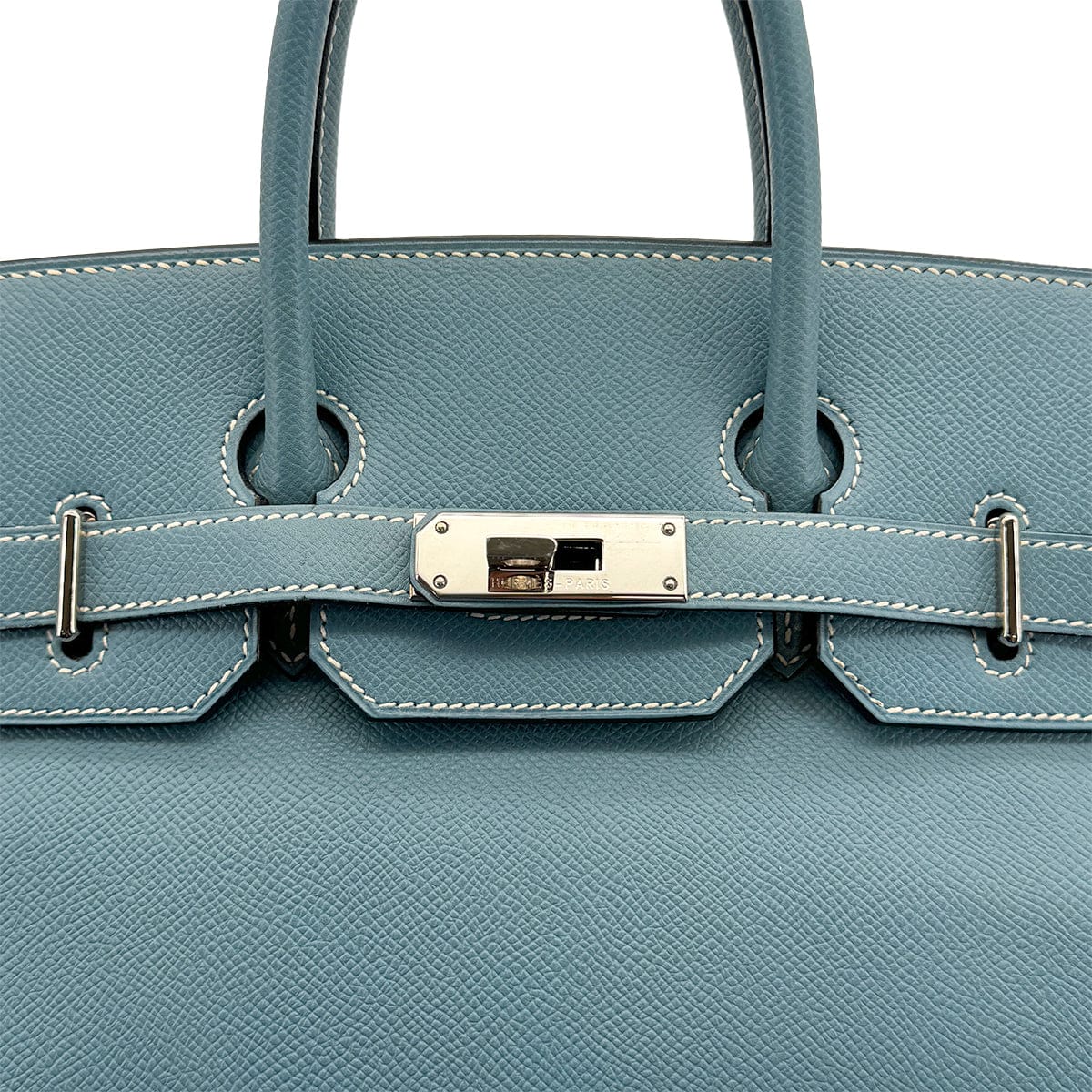 Luxury Promise Japan HERMES HAUT A COURROIES 28 BLUE JEAN VEAU EPSOM HAND BAG 2006 SQUARE J PALLADIUM HARDWARE 90324659