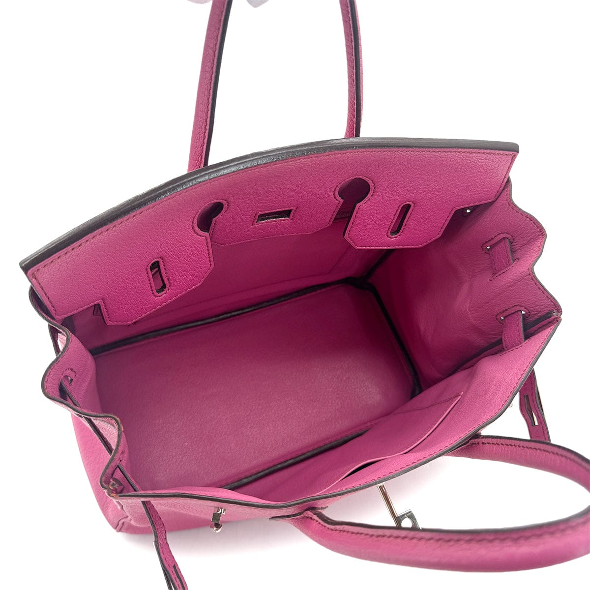 Luxury Promise Japan HERMES HAUT A COURROIES 28 FUCHSIA CHEVRE COROMANDEL HAND BAG ▢J SHW 90295278