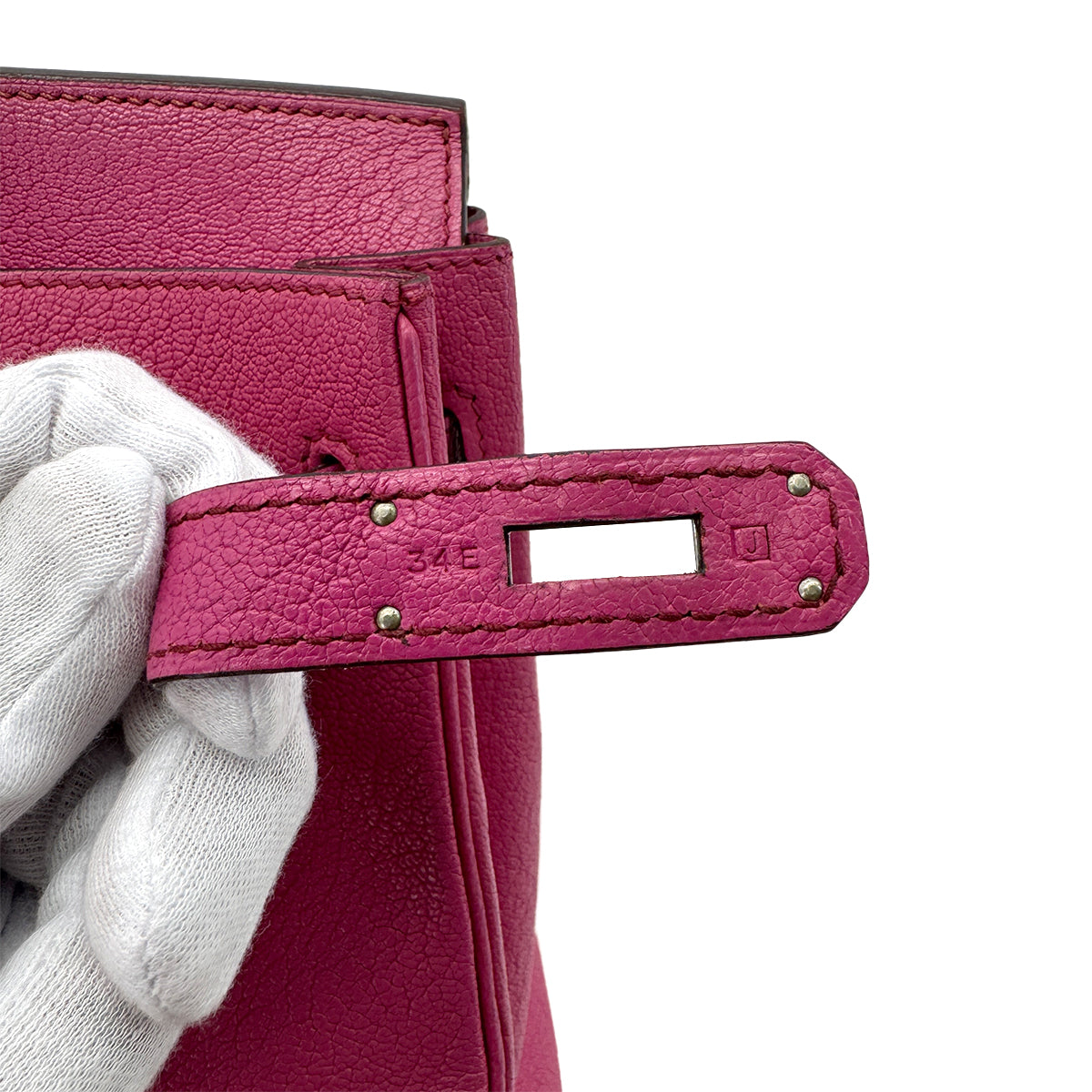 Luxury Promise Japan HERMES HAUT A COURROIES 28 FUCHSIA CHEVRE COROMANDEL HAND BAG ▢J SHW 90295278