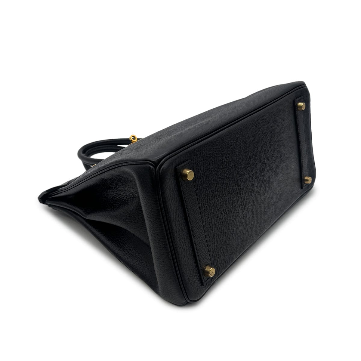 Luxury Promise Japan HERMES HAUT A COURROIES 32 BLACK ARDENNES HAND BAG 〇Z GHW 90303607