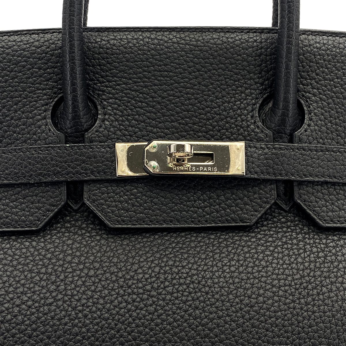 Luxury Promise Japan HERMES HAUT A COURROIES 32 BLACK TOGO HAND BAG 2003 SQUARE G PALLADIUM HARDWARE 90312516