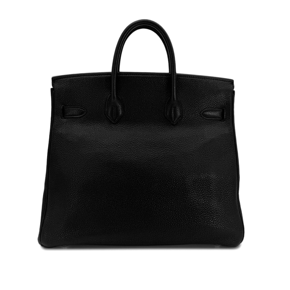 Luxury Promise Japan HERMES HAUT A COURROIES 32 BLACK TOGO HAND BAG □E SHW 90299752