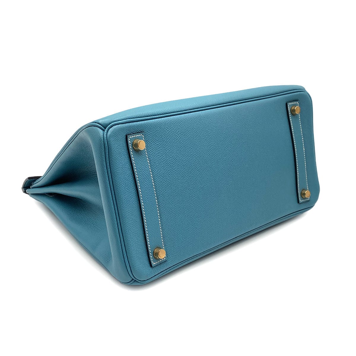 Luxury Promise Japan HERMES HAUT A COURROIES 32 BLUE JEAN EPSOM HAND BAG □C SHW 90299364