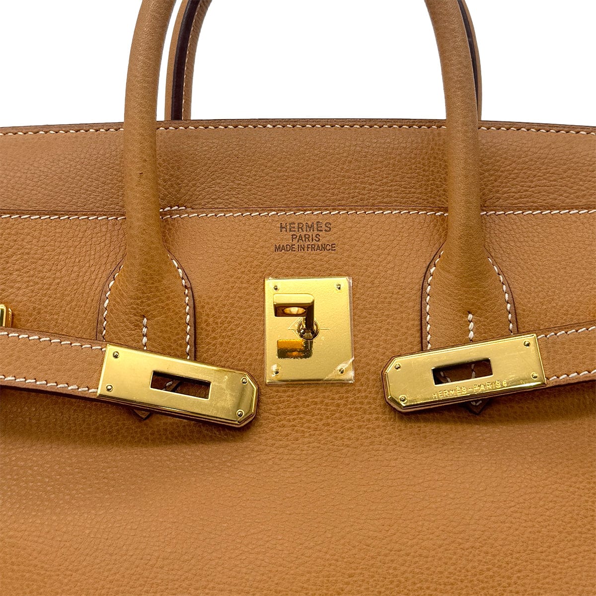 Luxury Promise Japan HERMES HAUT A COURROIES 32 NATUREL VACHE LIEGEE HAND BAG □H GHW 90300008
