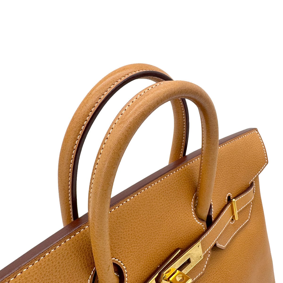 Luxury Promise Japan HERMES HAUT A COURROIES 32 NATUREL VACHE LIEGEE HAND BAG □H GHW 90300008