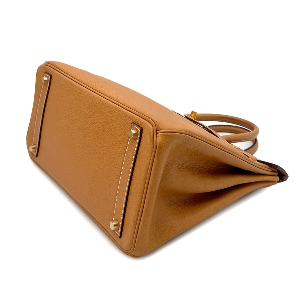 Luxury Promise Japan HERMES HAUT A COURROIES 32 NATUREL VACHE LIEGEE HAND BAG □H GHW 90300008
