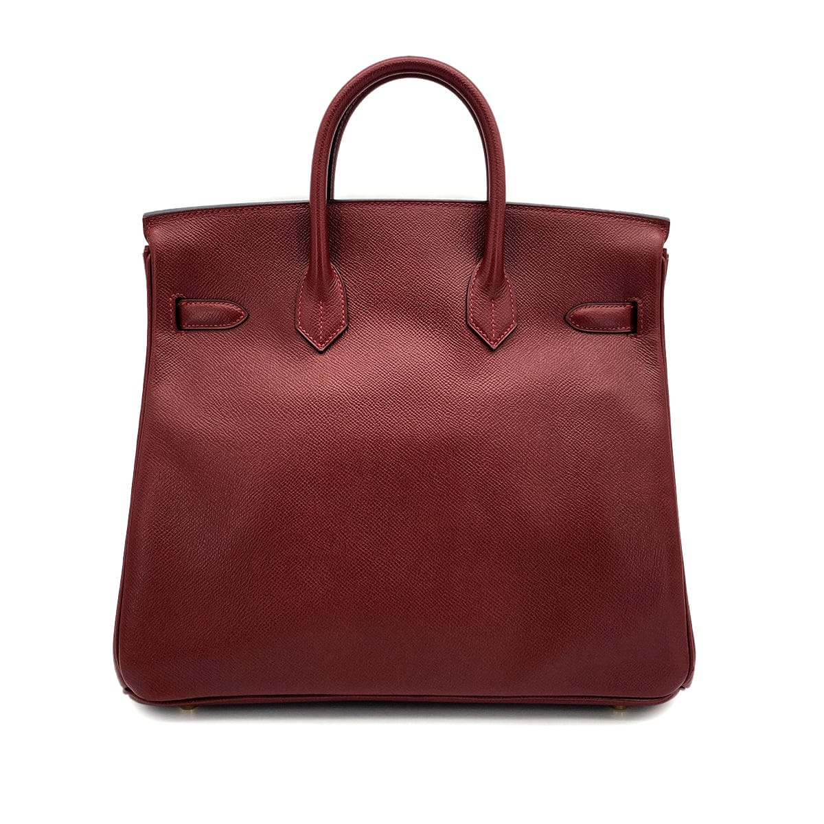 Luxury Promise Japan HERMES HAUT A COURROIES 32 ROUGE H COUCHEVEL HAND BAG 2000 SQUARE D GOLD HARDWARE 90324285