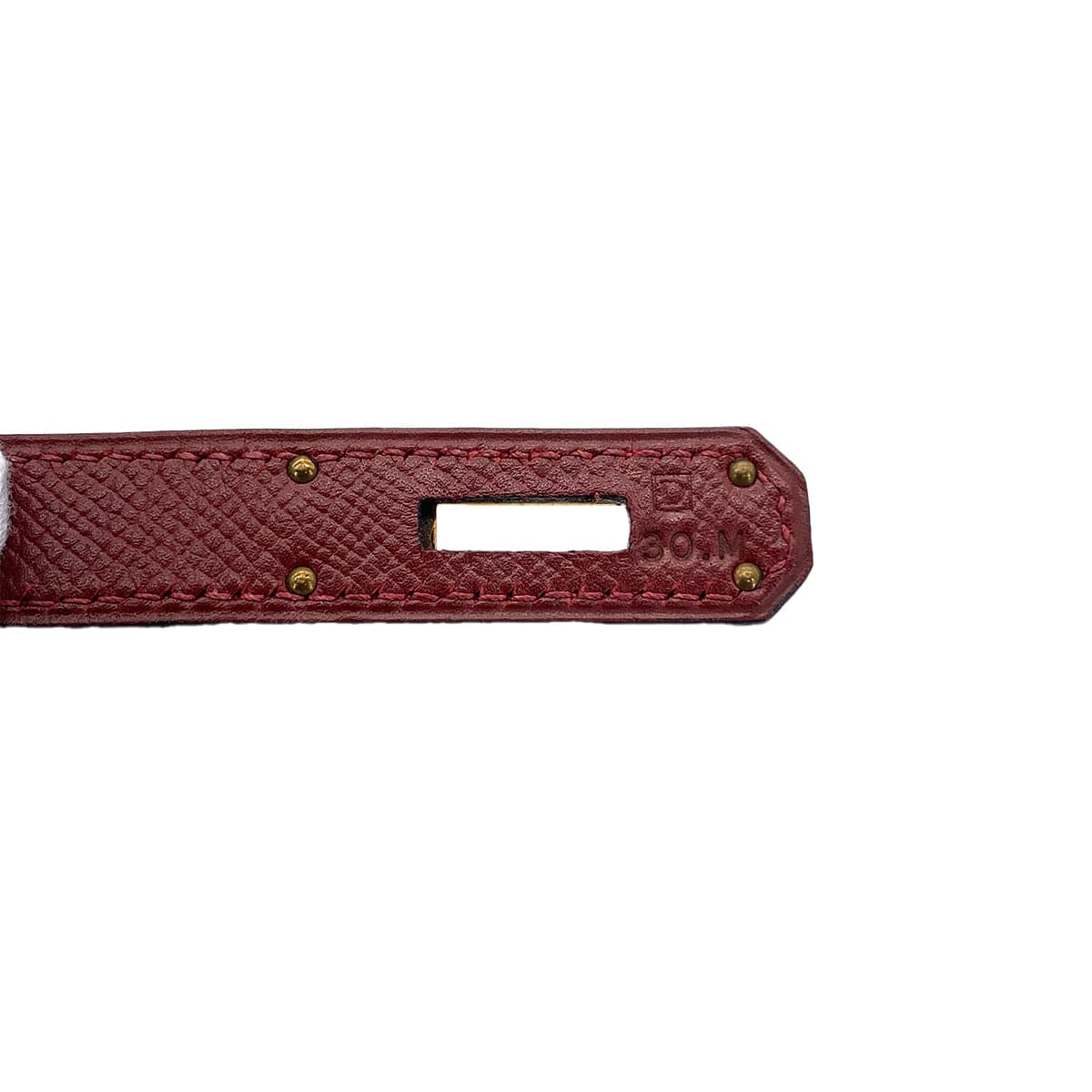 Luxury Promise Japan HERMES HAUT A COURROIES 32 ROUGE H COUCHEVEL HAND BAG 2000 SQUARE D GOLD HARDWARE 90324285