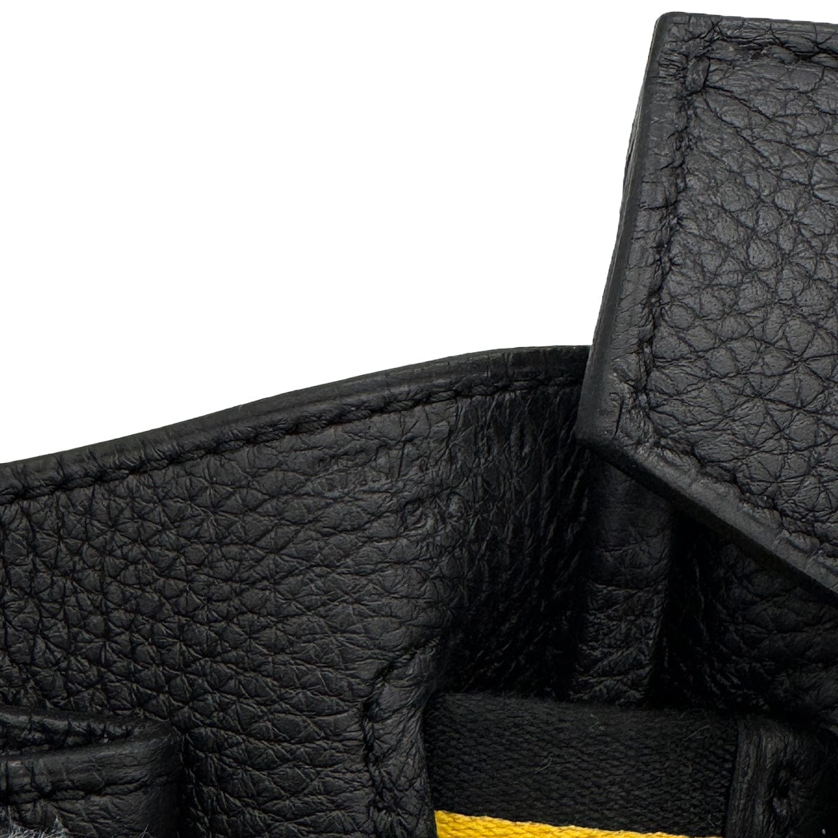 Luxury Promise Japan HERMES HAUT A COURROIES 40 BLACK TOGO FELT HAND BAG W PHW 90305242