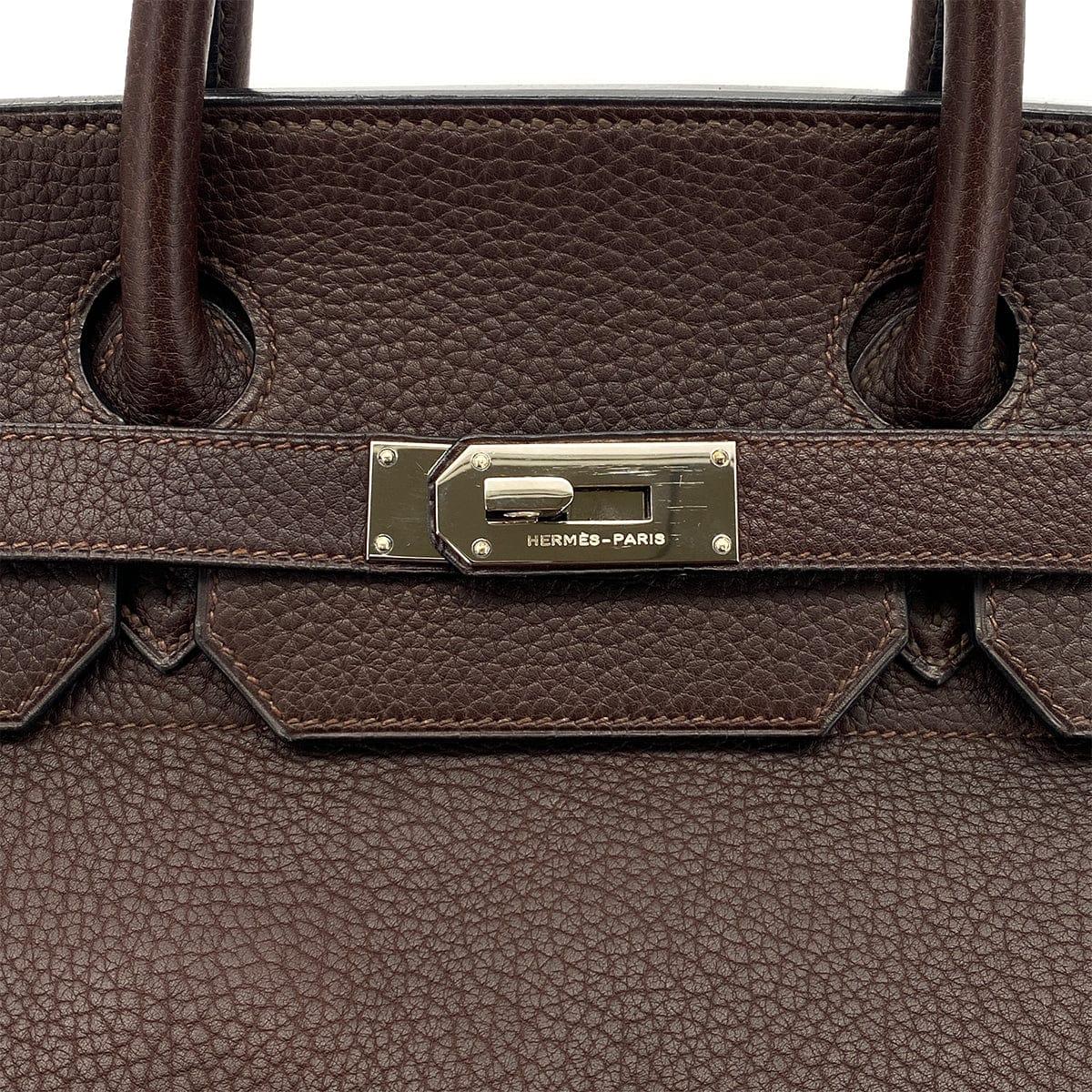 Luxury Promise Japan HERMES HAUT A COURROIES 45 CHOCOLAT TOGO HAND BAG □C SHW 90301846