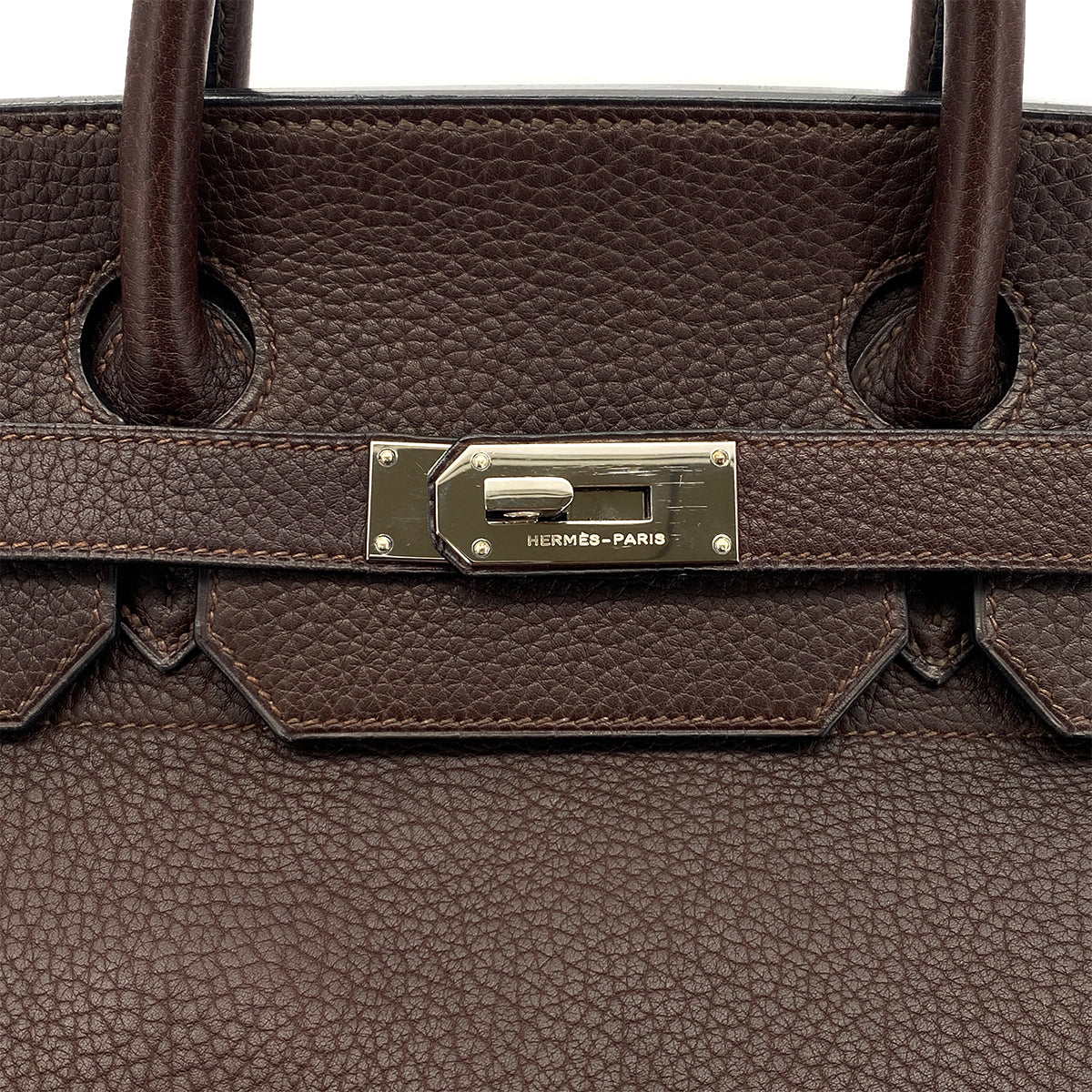 Luxury Promise Japan HERMES HAUT A COURROIES 45 CHOCOLAT TOGO HAND BAG □C SHW 90301846