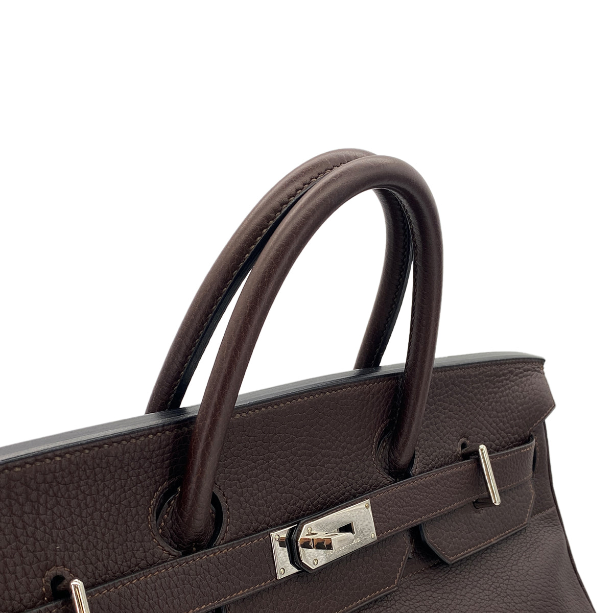 Luxury Promise Japan HERMES HAUT A COURROIES 45 CHOCOLAT TOGO HAND BAG □C SHW 90301846