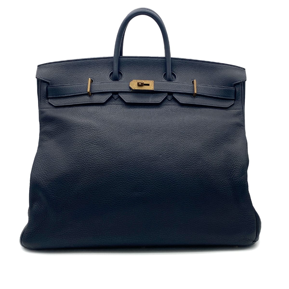 Luxury Promise Japan HERMES HAUT A COURROIES 50 BLUE INDIGO TOGO HAND BAG □E GHW 90304764