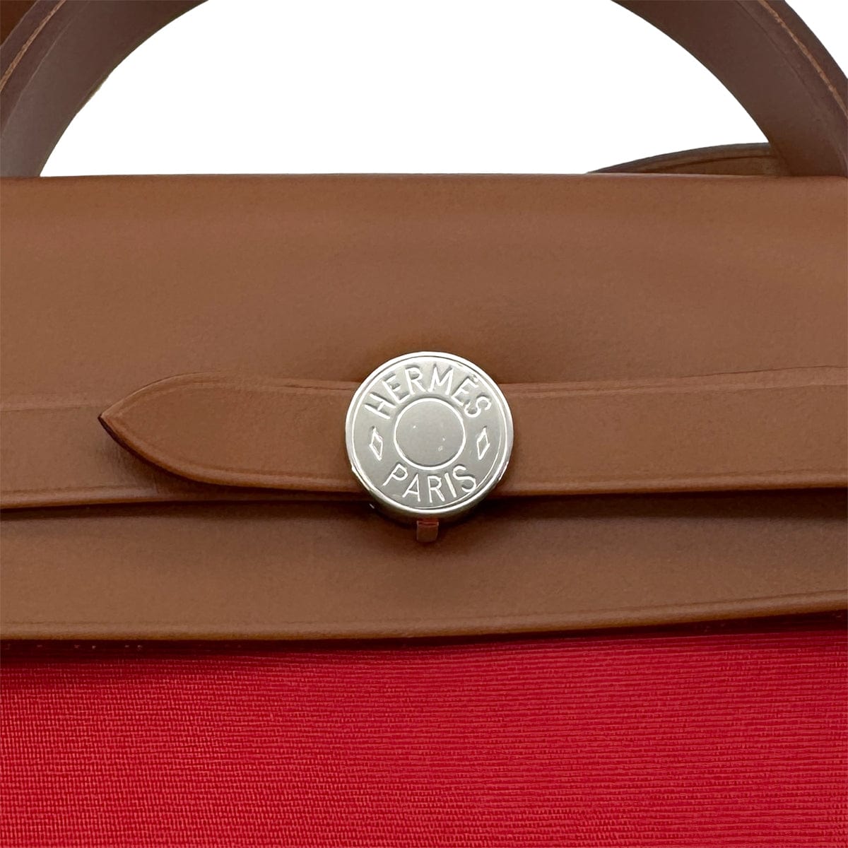 Luxury Promise Japan HERMES HER BAG ZIP PM 31 BOUGAINVILLIER FAUVE VACHE HUNTER TOILE OFFICIER TOTE SHOULDER BAG C 90279780