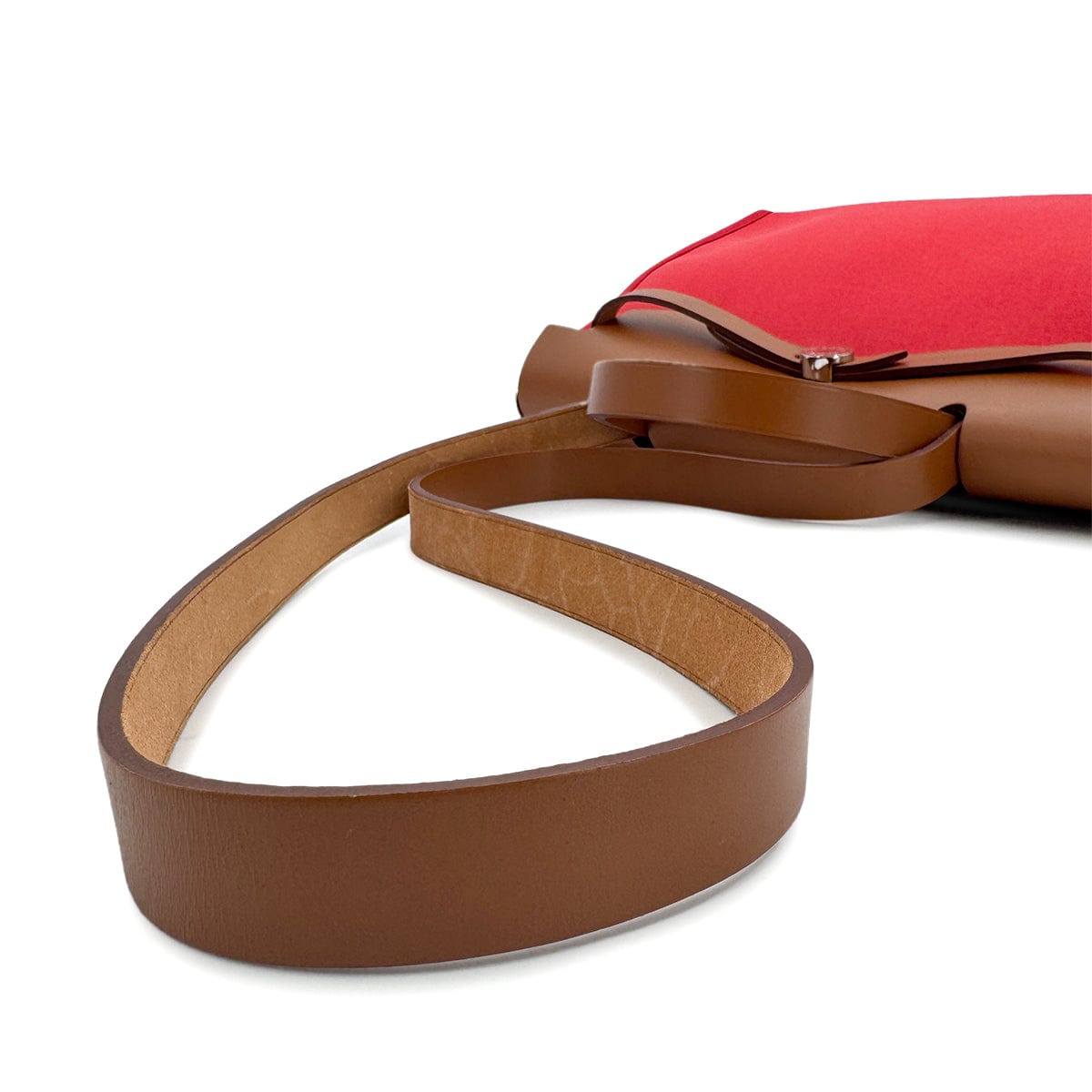 Luxury Promise Japan HERMES HER BAG ZIP PM 31 BOUGAINVILLIER FAUVE VACHE HUNTER TOILE OFFICIER TOTE SHOULDER BAG C 90279780