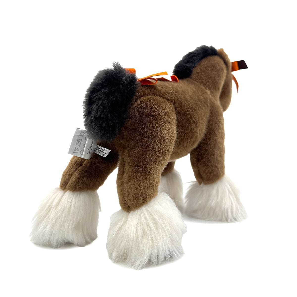 Luxury Promise Japan HERMES HERMY PM HORSE NATURAL ACRYLIC POLYESTER STUFFED TOY 90283078