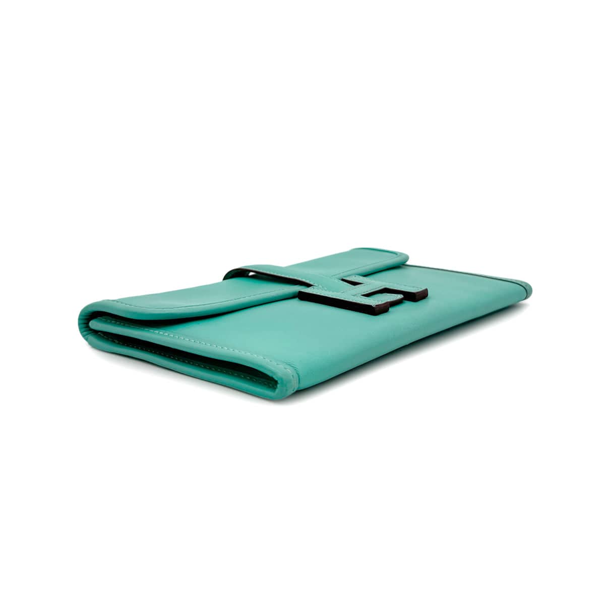 Luxury Promise Japan HERMES JIGE DUO LAGON SWIFT CLUTCH BAG □L 90306368