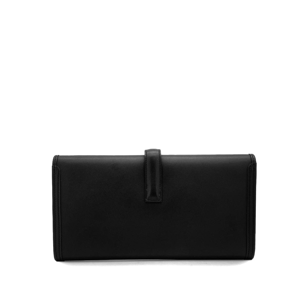 Luxury Promise Japan HERMES JIGE ELAN 29 BLACK SWIFT CLUTCH BAG 2018 C STAMP 90326838