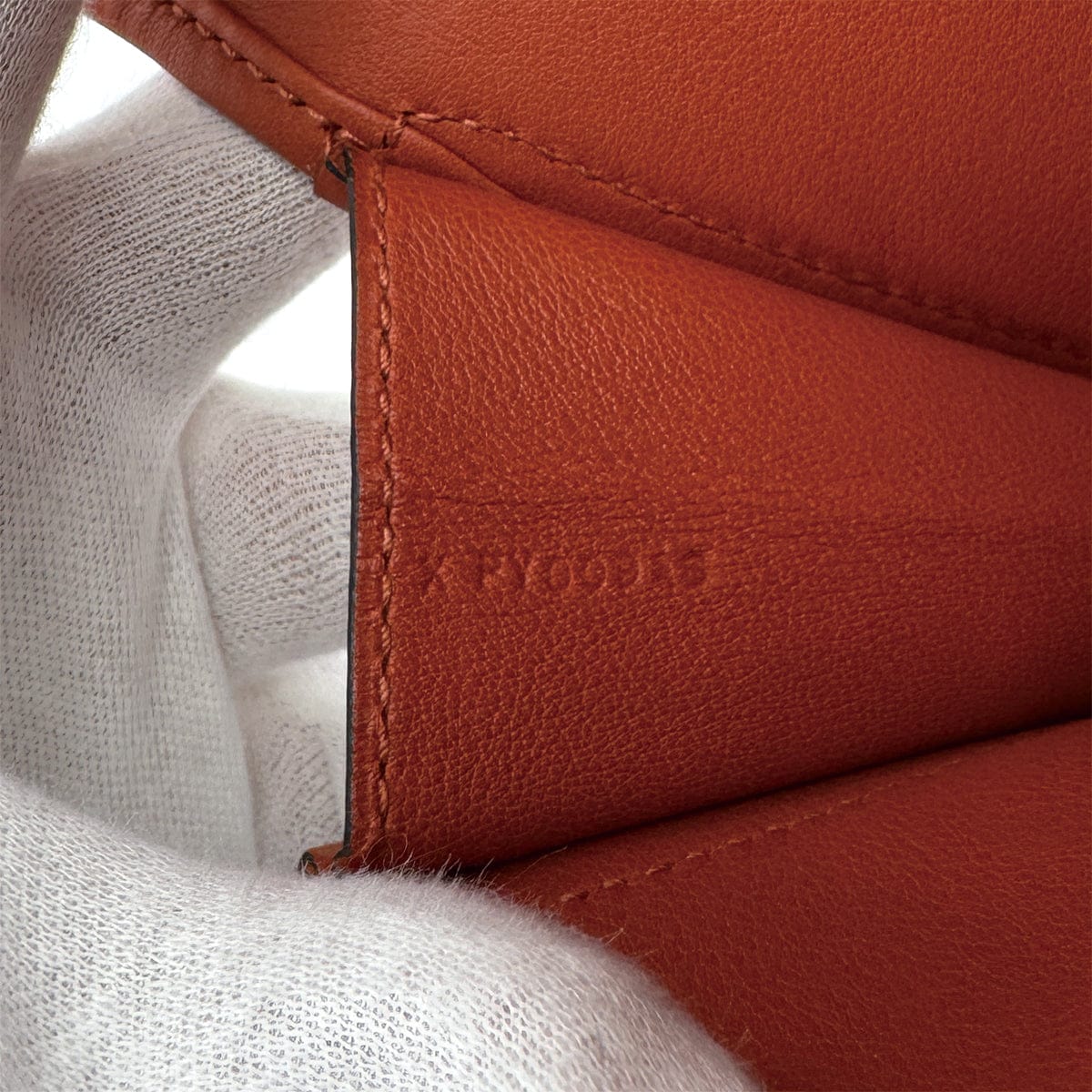 Luxury Promise Japan HERMES JIGE ELAN 29 CUIVRE VEAU SWIFT CLUTCH BAG X 90310328