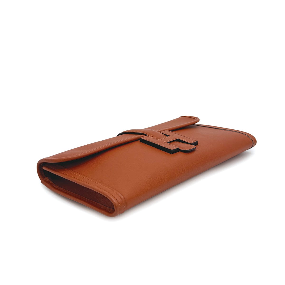 Luxury Promise Japan HERMES JIGE ELAN 29 CUIVRE VEAU SWIFT CLUTCH BAG X 90310328