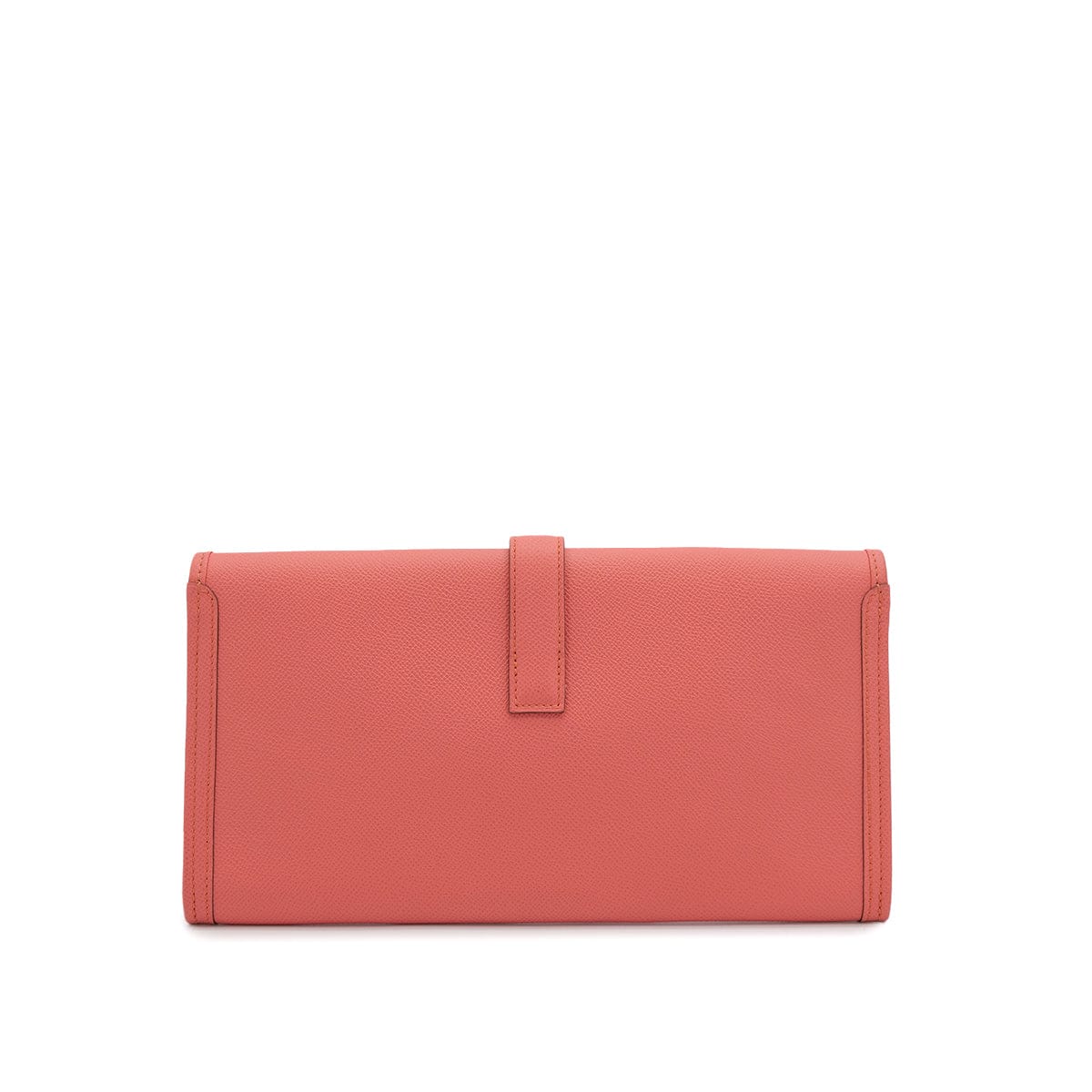 Luxury Promise Japan HERMES JIGE ELAN 29 FLAMINGO VEAU EPSOM CLUTCH BAG 2013 SQUARE Q 90312503