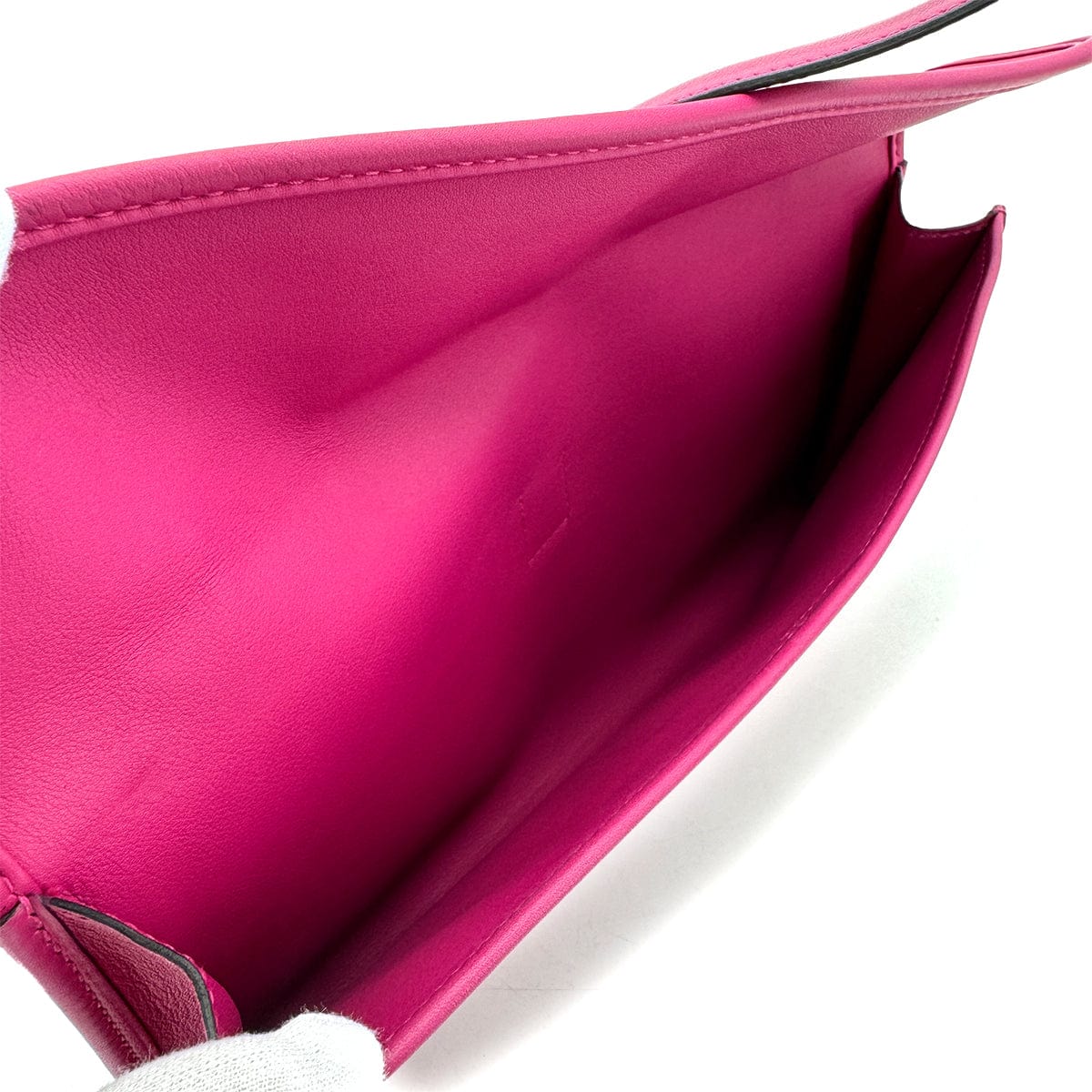 Luxury Promise Japan HERMES JIGE ELAN 29 ROSE PURPLE VEAU SWIFT CLUTCH BAG A 90296050