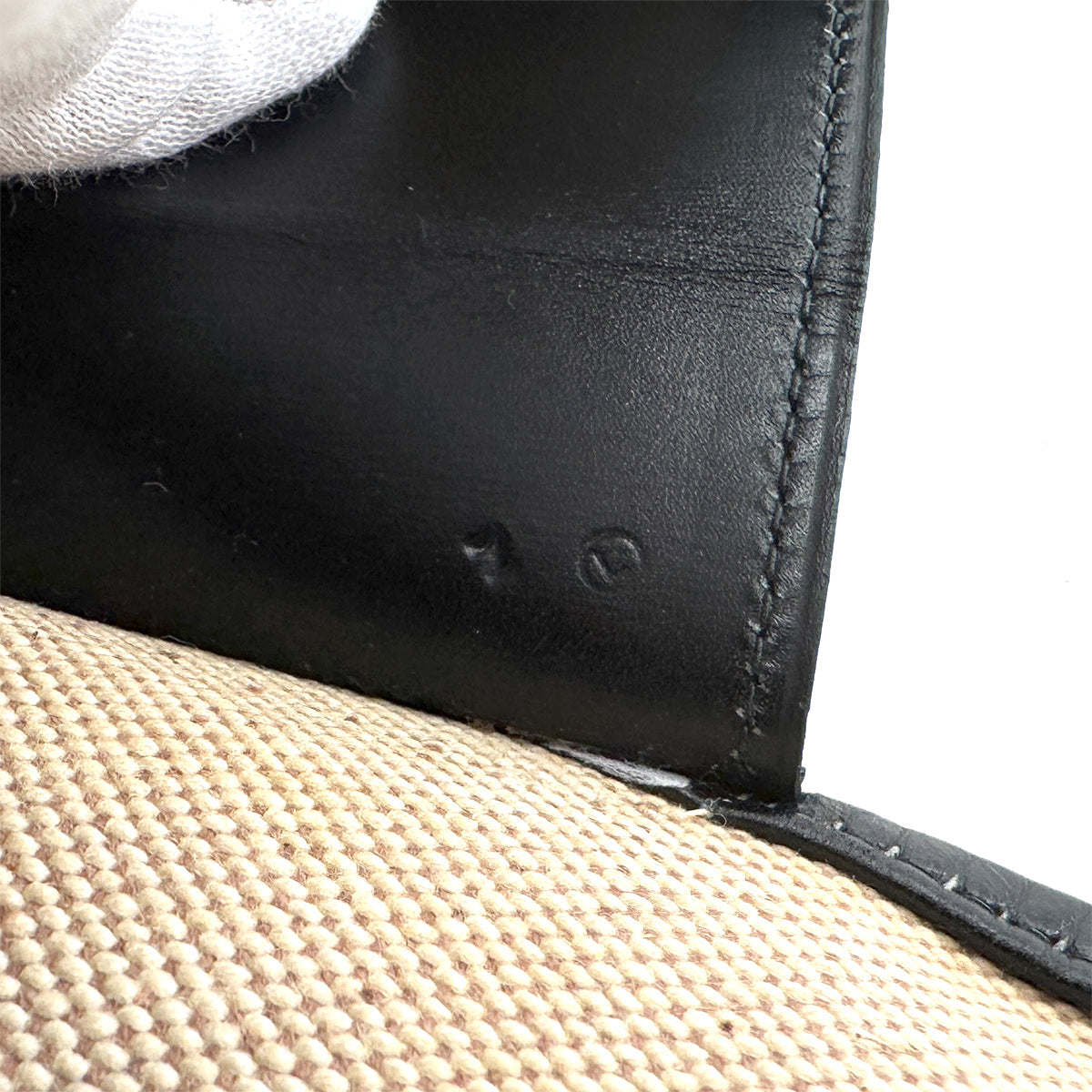 Luxury Promise Japan HERMES JIGE PM BLACK BOXCALF CLUTCH BAG 〇L 90300029