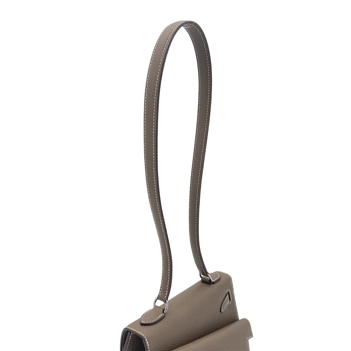 Luxury Promise Japan HERMES KELLY 20 SELLIER EN DESORDRE ETOUPE EPSOM SHOULDER BAG U PHW 90305224