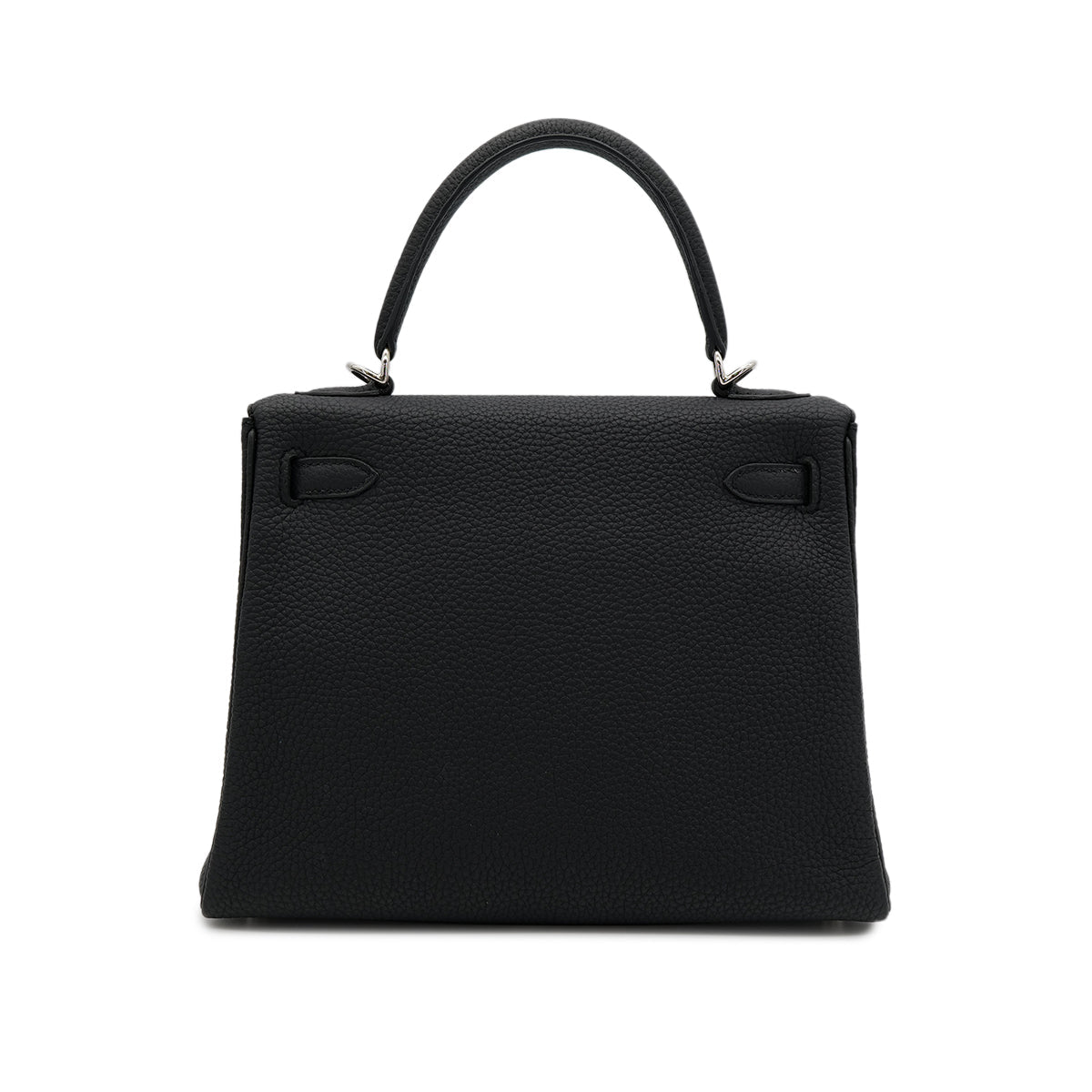 Luxury Promise Japan HERMES KELLY 25 RETOURNE BLACK TOGO HAND SHOULDER BAG D SHW 90303025