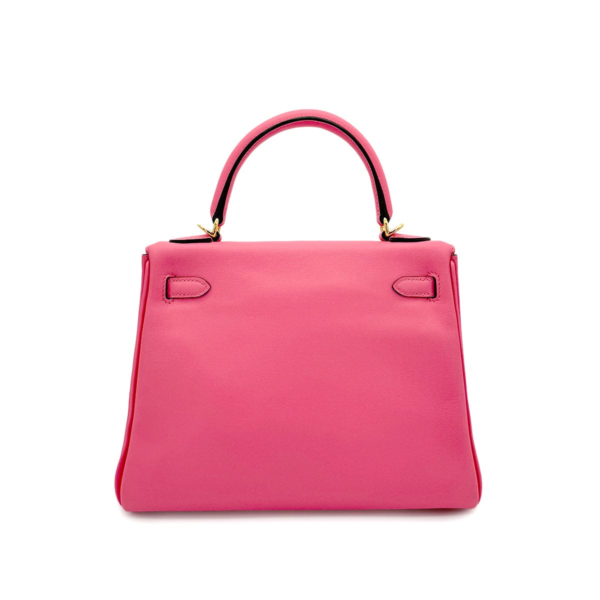 Luxury Promise Japan HERMES KELLY 25 RETOURNE ROSE AZALEE SWIFT HAND SHOULDER BAG D GHW 90296570
