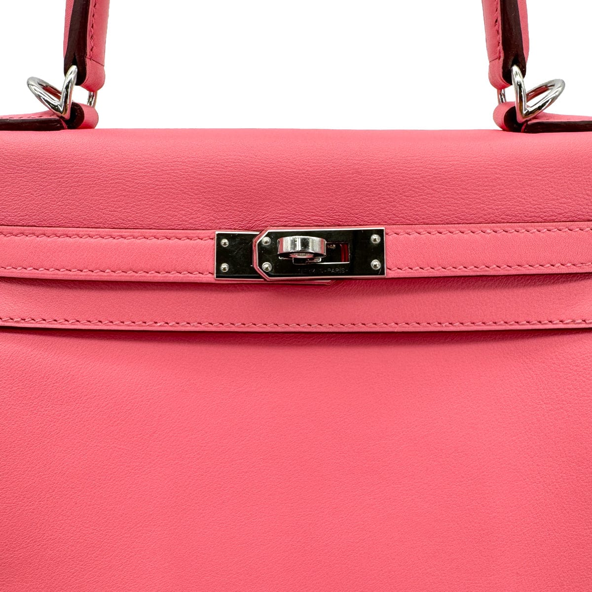 Luxury Promise Japan HERMES KELLY 25 RETOURNE ROSE AZALEE SWIFT HAND SHOULDER BAG Y SHW 90299823