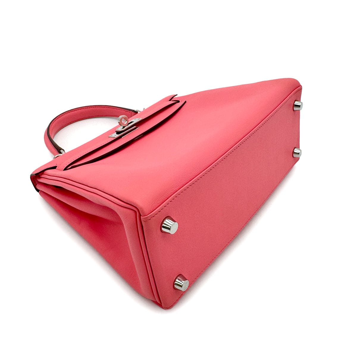 Luxury Promise Japan HERMES KELLY 25 RETOURNE ROSE AZALEE SWIFT HAND SHOULDER BAG Y SHW 90299823