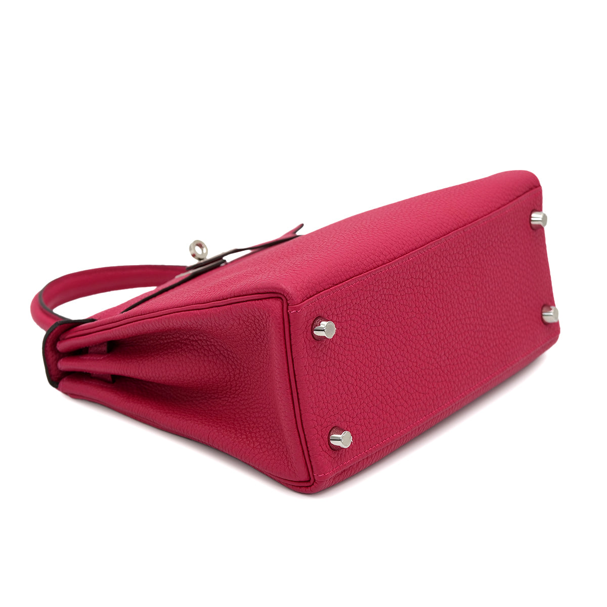 Luxury Promise Japan HERMES KELLY 25 RETOURNE ROSE MEXICOE TOGO HAND SHOULDER BAG U SHW 90301653